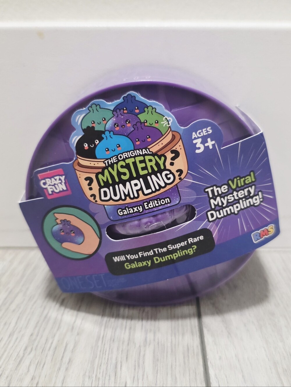 Crazy Fun Squishy Bun Galaxy Edition Original Mystery Dumpling Set